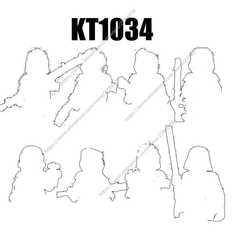 KT1034 Action Figures accessori per film Building Blocks mattoni giocattoli XP262 XP263 XP264 XP265 XP266 XP267 XP268 XP269