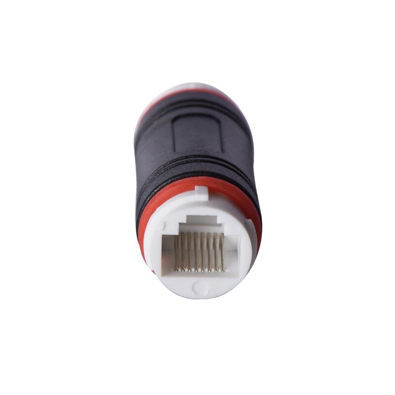 Conector Cable red Ethernet F3MA RJ45, resistente agua IP67, doble para cabezal, adaptador acoplador Lan para 6