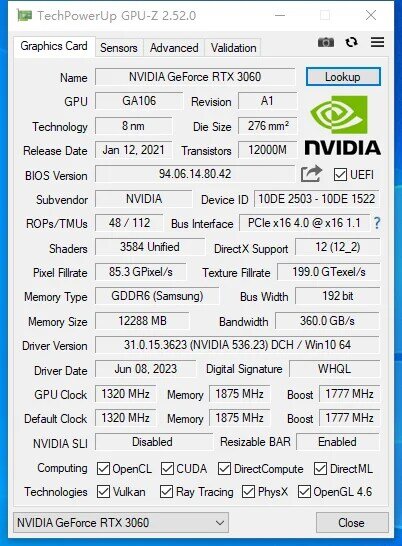 MLLSE RTX3060 TI 8GB Grafikkarte placa de video X-GAME GDDR6 256bit NVIDIA GPU DP * 3 PCI Express 4,0 x16 Video Karte Für Desktop