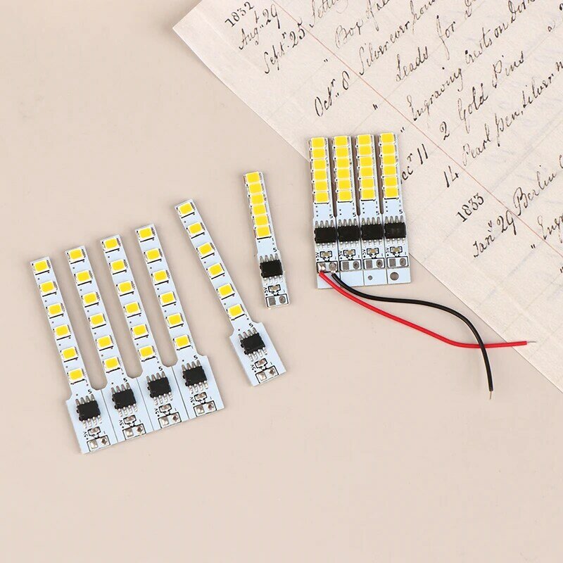 LED 불꽃 플래시 촛불 다이오드 조명 램프 보드, DIY 모조 촛불 불꽃, PCB 장식 전구 액세서리, 5 개