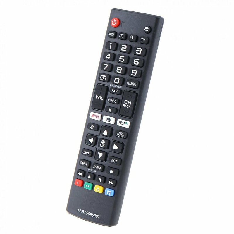 Remote Control Jarak Jauh Desain Ergonomis Remote Control untuk LG LCD TV AKB75095307 AKB75095308 Remote Control Sensitif