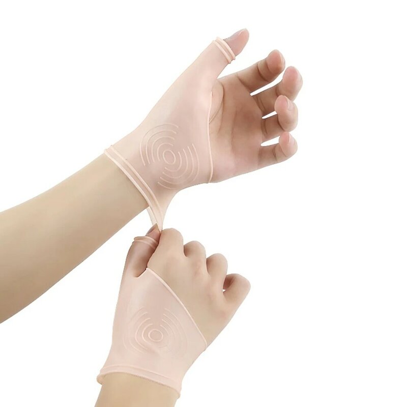 Pols Duim Stabilisator Armsteun Beugels Verlichten Pijn Voor Artritis Siliconen Handmassage Beschermer Mouw Handschoen