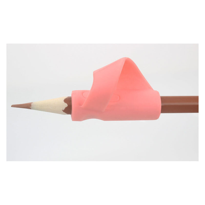 1/3pcs Pencils Handle Right Hand Helps Children Learn Holding Pen Writing Posture Correction Magic Fits Pencil Soft Color Random