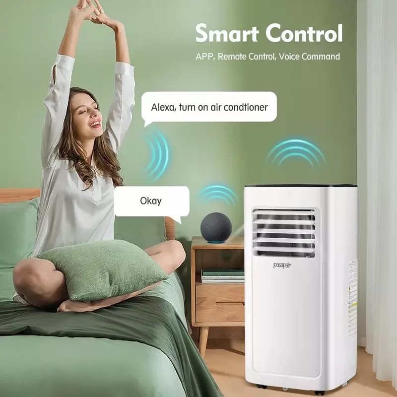 10000btu Wi-Fi tragbare Klimaanlage-tragbare Klimaanlage mit Fernbedienung und App-Steuerung-4-in-1 AC-Einheit für Raum, kostenloser Versand