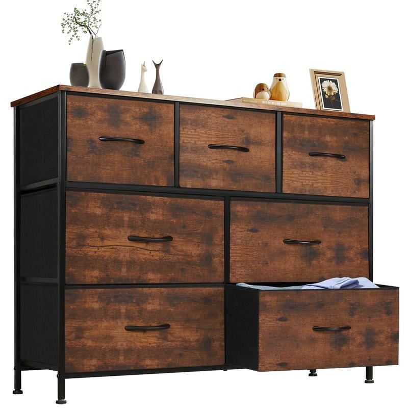 Zeke Town Dresser for Bedroom with 7 Drawers, Clotheage Tower for Kids Room, Nursery, Living Room, Entryway