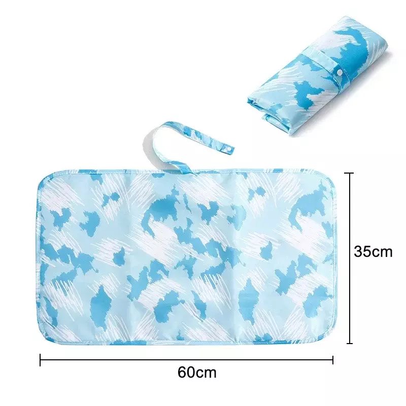 Foldable Baby Diaper Changing Pad Waterproof Newborn Diaper Pad Portable Toddler Changing Table Durable Oxford Baby Diaper Sheet