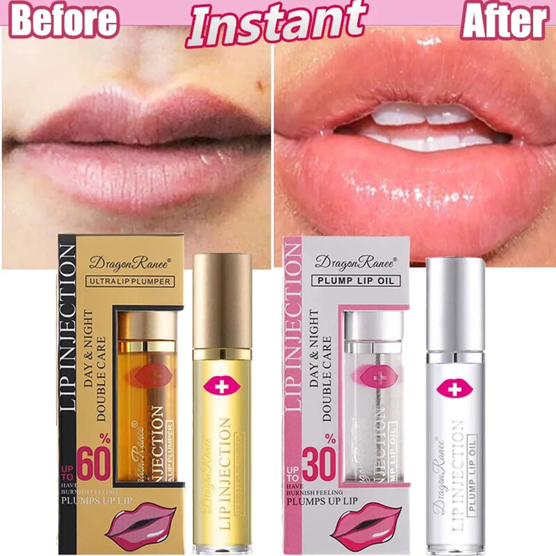 Aceite de Plumper labial instantáneo, reparación de líneas finas, hidratación de larga duración, aumenta la elasticidad, maquillaje Sexy para el cuidado de los labios