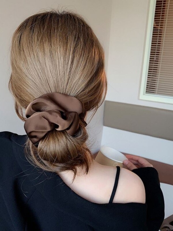 Französisch Retro einfache Kugelkopf Dickdarm Haar gummi weibliche Nische High-End-Sommer Pferdes chwanz Kopf Seil ins koreanischen Stil neu