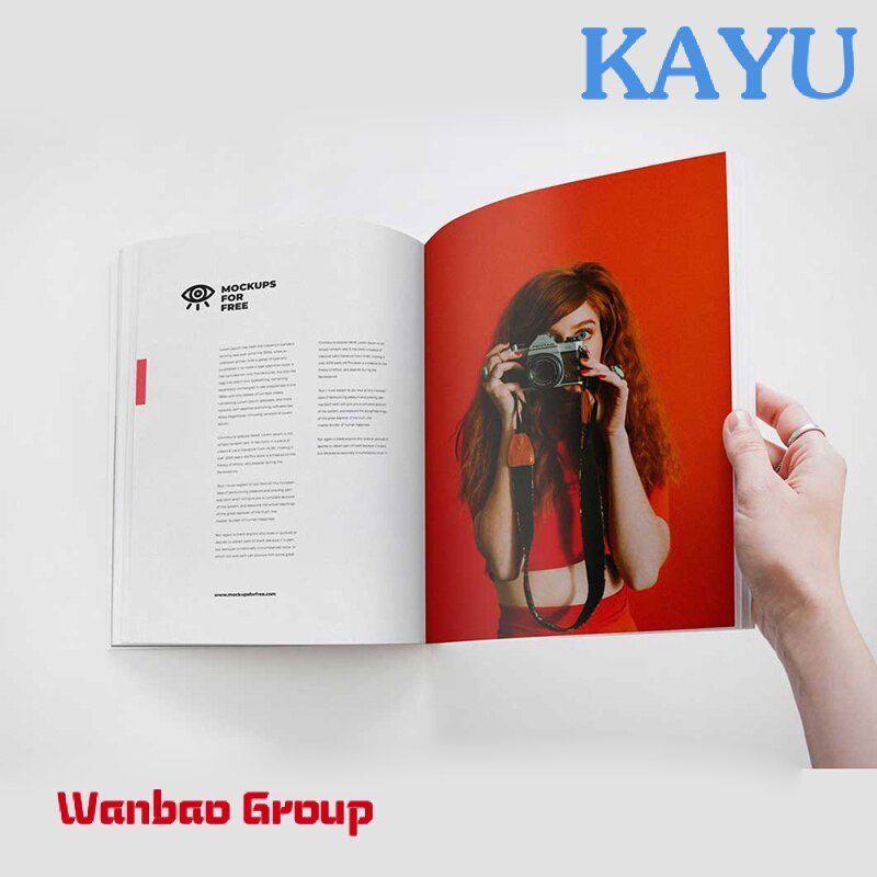 Profissional Design Personalizado A4 Publicidade Revista Brochura Impressão Colorida
