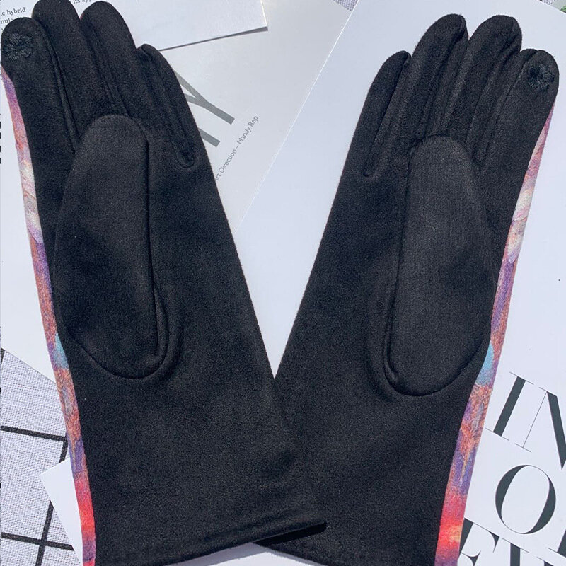 Nowy obraz styl Grace Lady Glove zimowe damskie rękawiczki eleganckie z ekranem dotykowym ciepłe wiatroszczelne rękawiczki jeździeckie rękawiczki akcesoria