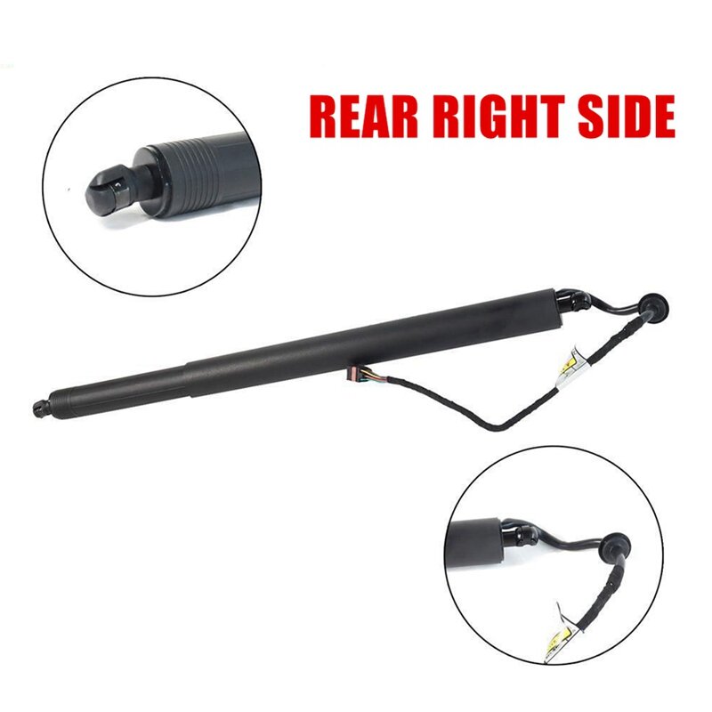 2 Piece Rear Tailgate Power Lift Support W/ Power Opener Black Metal For Hyundai Tucson 2016-2021 81770-D3100 81780-D3100