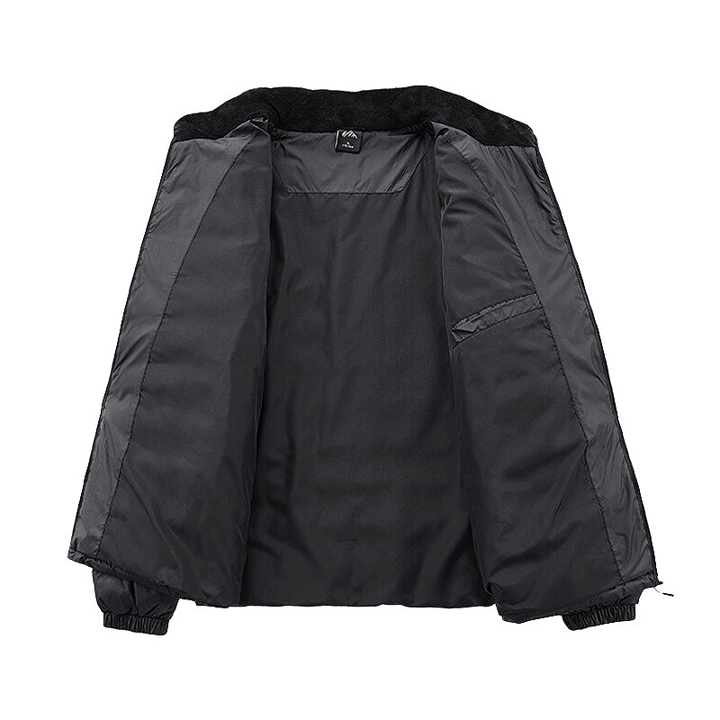 Arazooyi Men Winter Jacket Ultralight Warm Duck Down Jackets Camping Hiking Coat Outdoor Windproof Puffer Jacket Plus Size