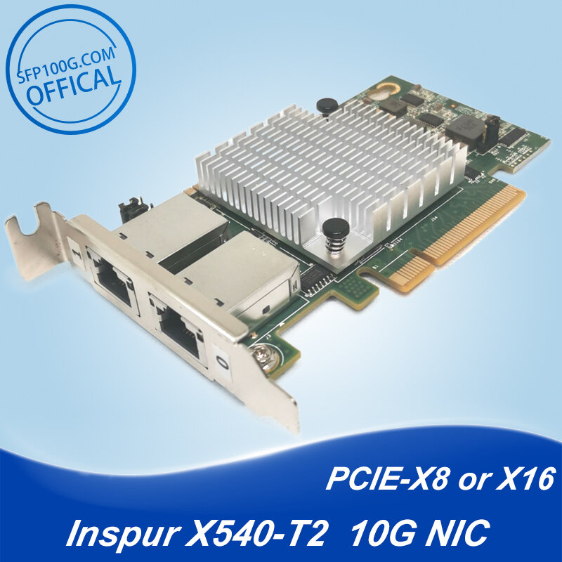 Insuper X540-T2 Voor Intel 100M/1G/10G Rj45 Compatibel Met Pci-e X8, X16 Sleuven Ethernet Adapter Sfp Kaart Netwerk