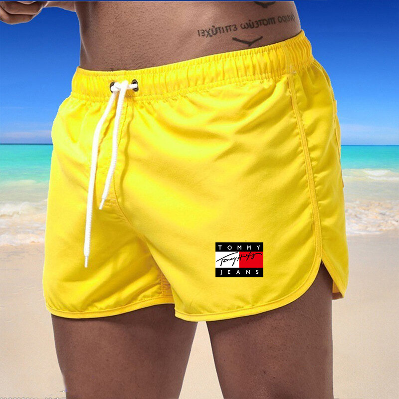 Nuovi pantaloncini da bagno estivi sport Fitness pantaloncini da corsa pantaloncini da spiaggia di lusso da uomo pantaloncini da spiaggia da uomo