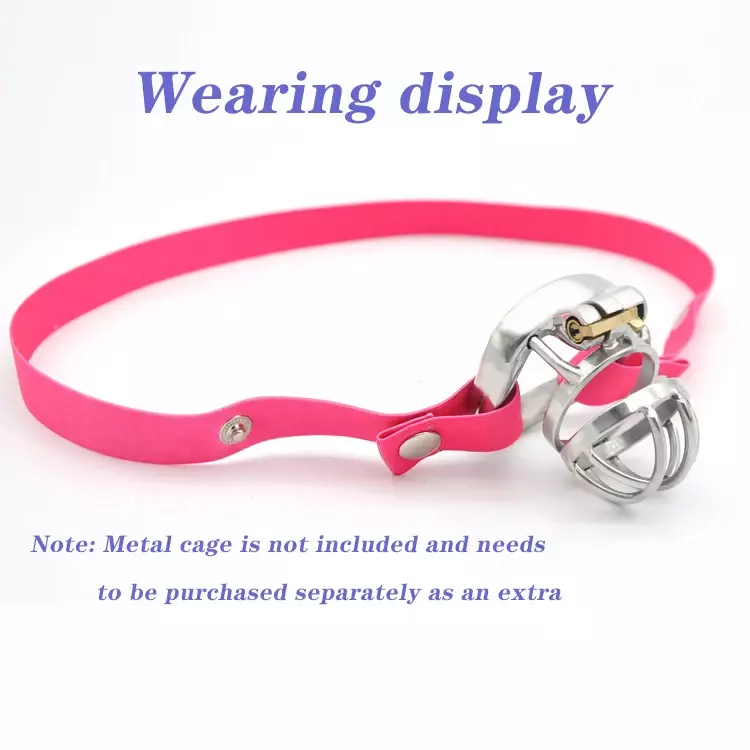 Metal 45mm Male Penis Rings Lock BDSM Adult for Sex Toys Delayed Ejaculation Chastity Cage Gay Accessories Kit Strap Fixed Ass