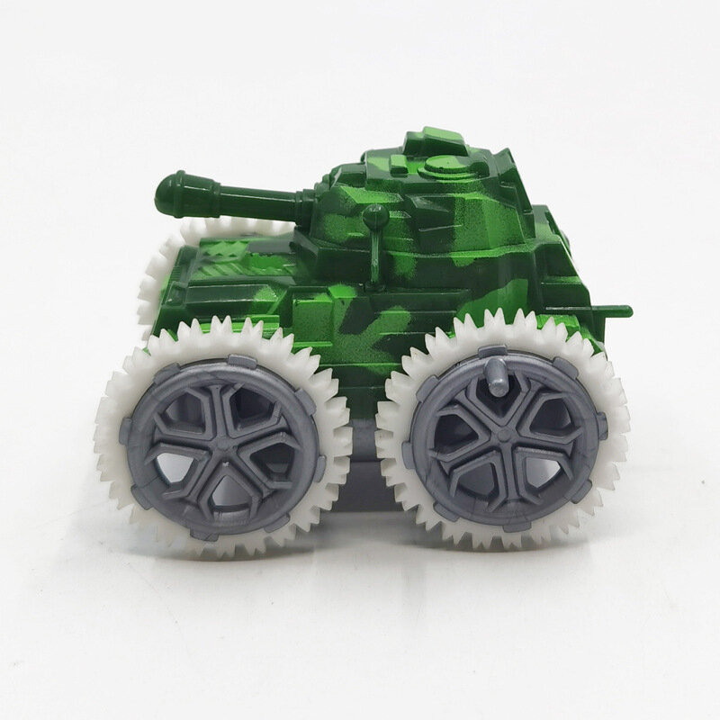 Random Style Children's Toys Return Tank Inertia Tipping Tank Children's Car Model Puzzle Gift Toys