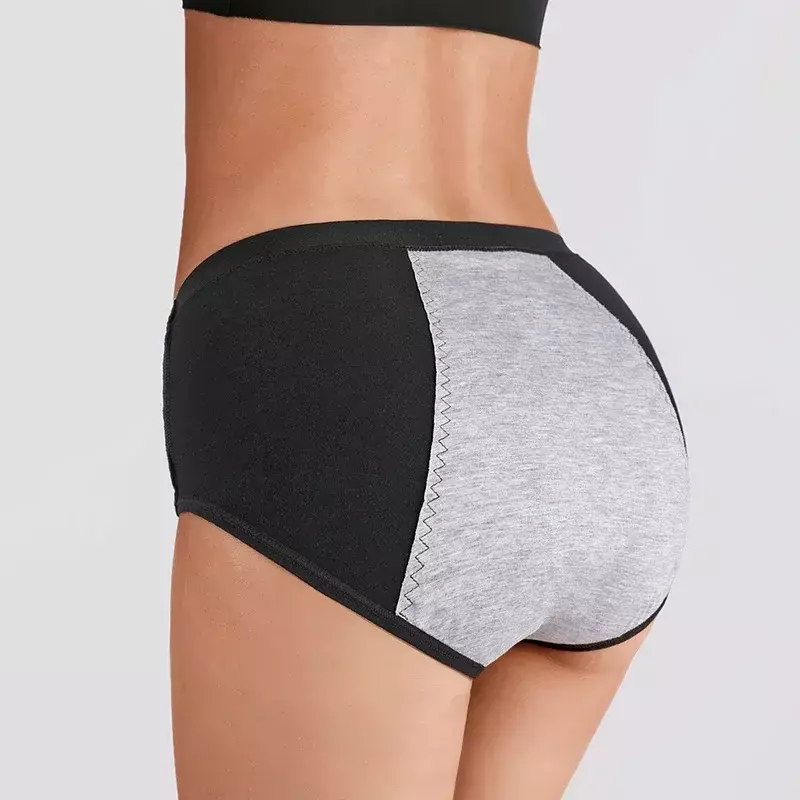 Menstruation Panties New Large Size Cotton Women's Physiological Pants High Waisted Anti-Side Leakage Breathable Women's Panties