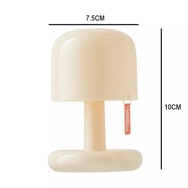 Mini Veilleuse USB Rechargeable avec Joli Tactile, Lampe de Table pour Chambre à Coucher, Cadeau de Noël