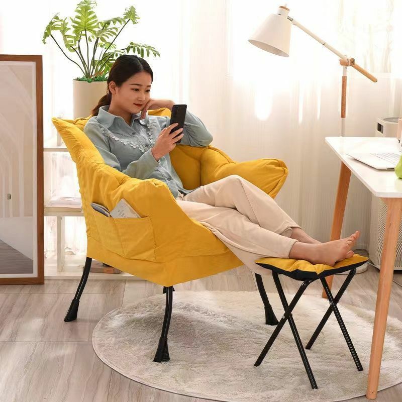 2023 диван компьютерный стул одиночный диван стул для дома балкона стул для отдыха стул для общежития может лежать на спине маленький диван стул для кафе
