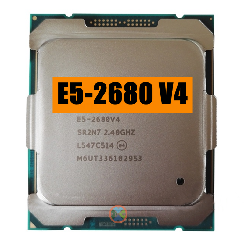 E5 2680V4 CPU Processor Xeon E5-2680V4 CPU 2.40GHz 14-Core 35M 14NM E5-2680 V4 FCLGA2011-3 TPD 120W Free Shipping