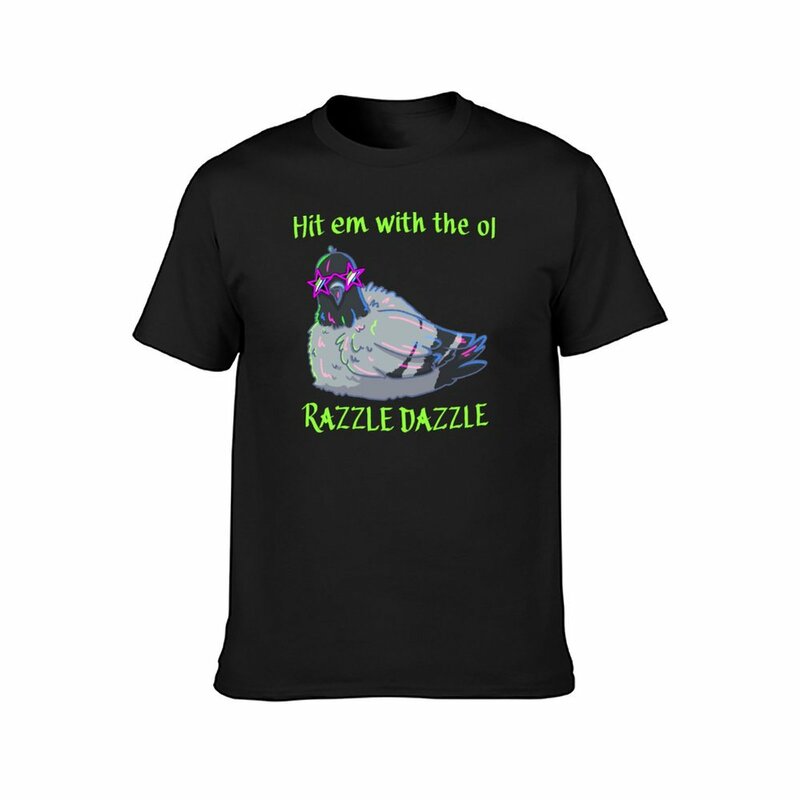 Ol Razzle Dazzle 티셔츠, 미적인 여름 옷, 남성 상의, 키 큰 티셔츠