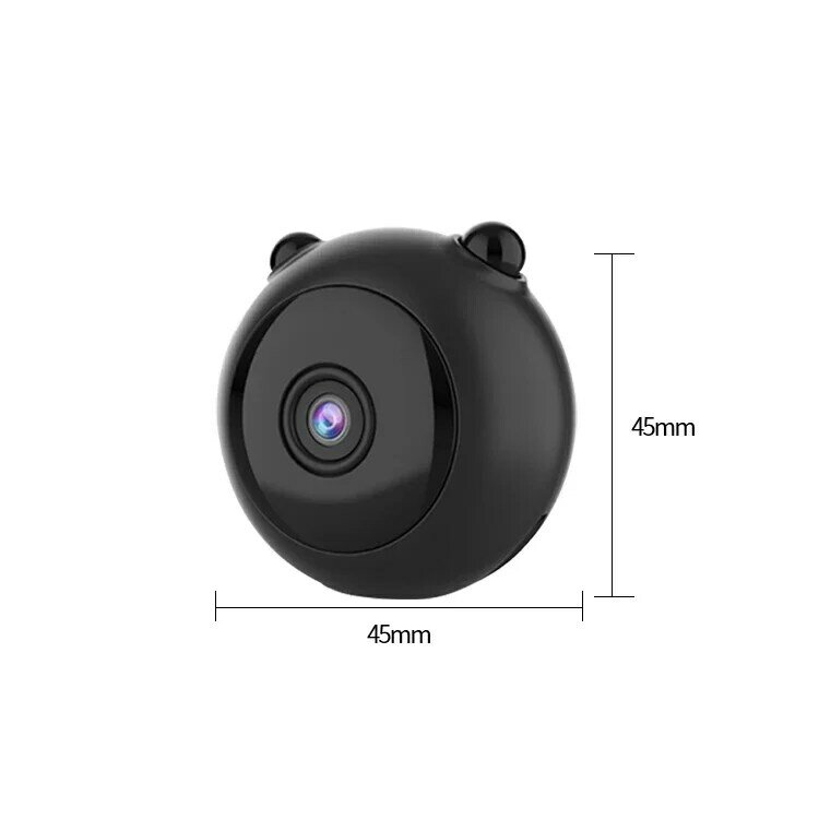 Kamera Mini HD Sensor penglihatan malam, kamera perekam nirkabel Wifi untuk rumah kantor Bayi Monitor Mobil DVR kamera dasbor pengawasan keamanan Hewan Peliharaan