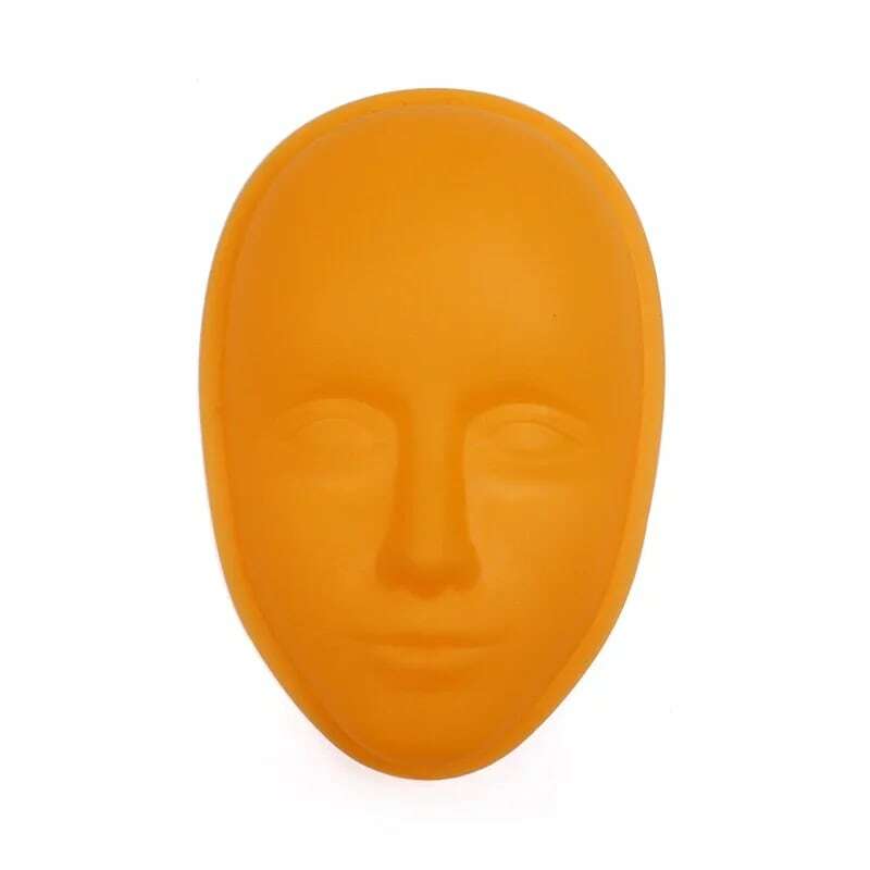 رأس عارضة أزياء 5D لتدليك الوجه ، وشم الوجه ، سيليكون ، لممارسة الماكياج الدائم ، الشفاه ، الحواجب ، الوشم ، الجلد