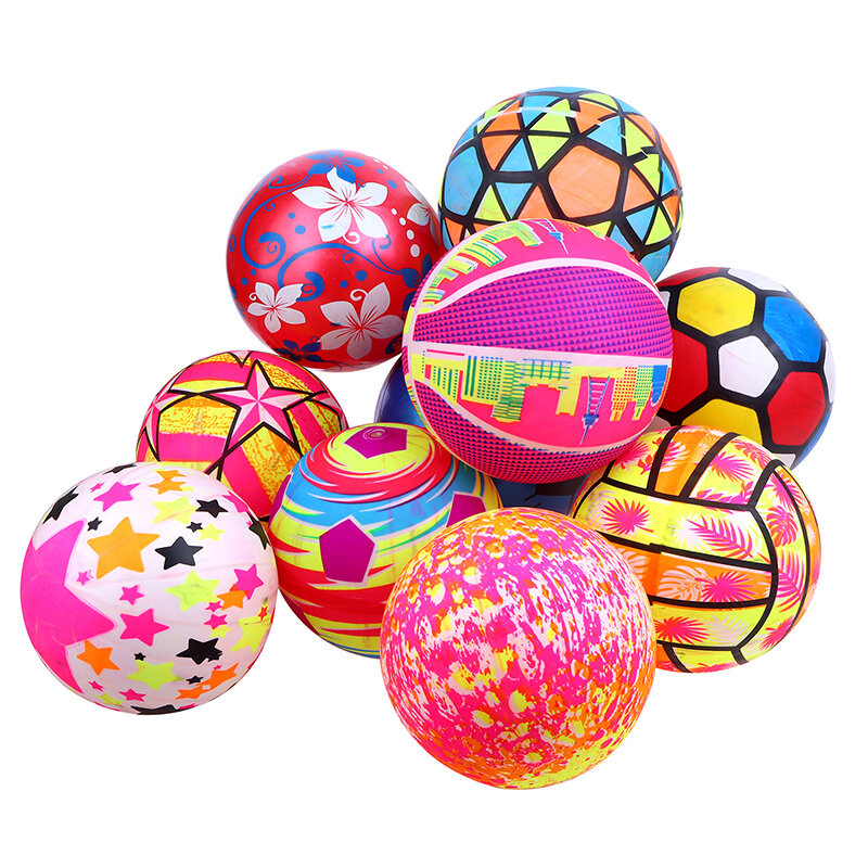 Inflatable Beach Ball Colorful Balloons Water Game Balloons Beach Sports Shower Ball Swimming Pool Party Fun Toys for Kids