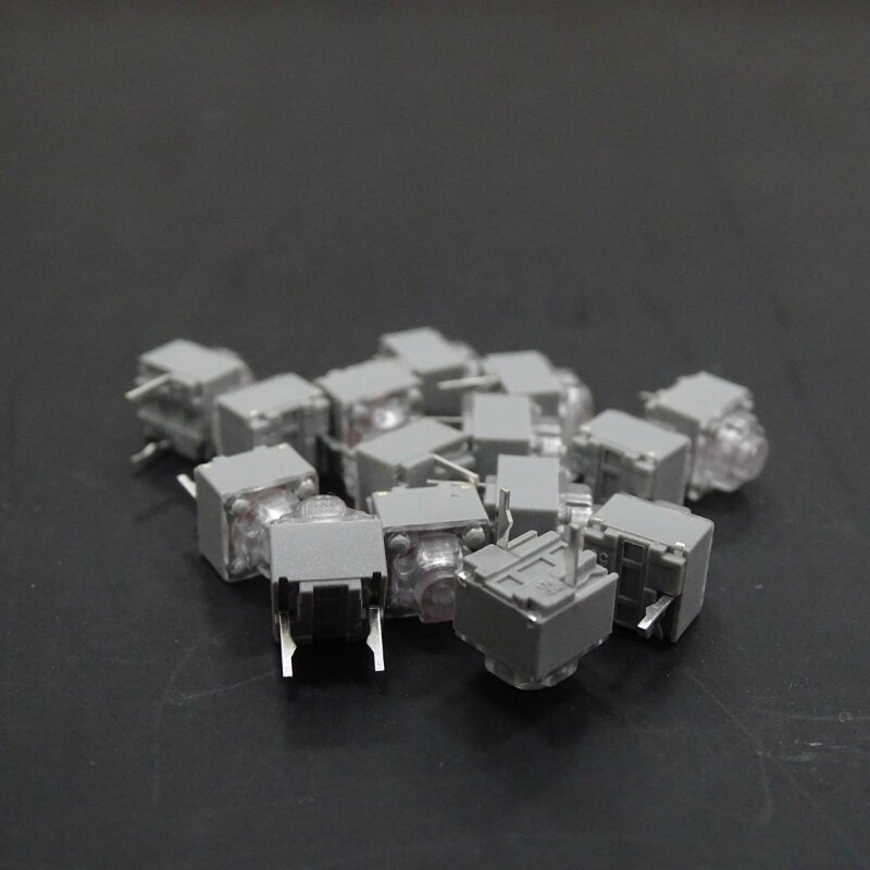 6x6x7.2mm HUANO stille microschakelaars 10 miljoen leven muisknop 2 pins P9JB
