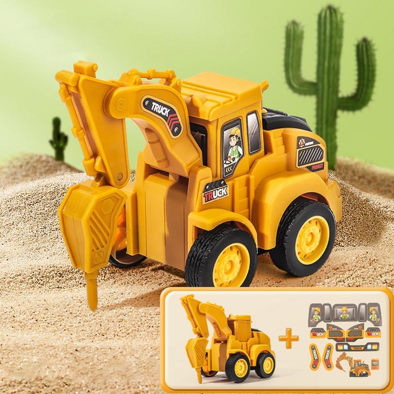 Veicoli di ingegneria giocattoli modello di auto Bulldozer veicolo giocattolo escavatore Diecast modelli di auto Mini Car Home Decor regalo per bambini