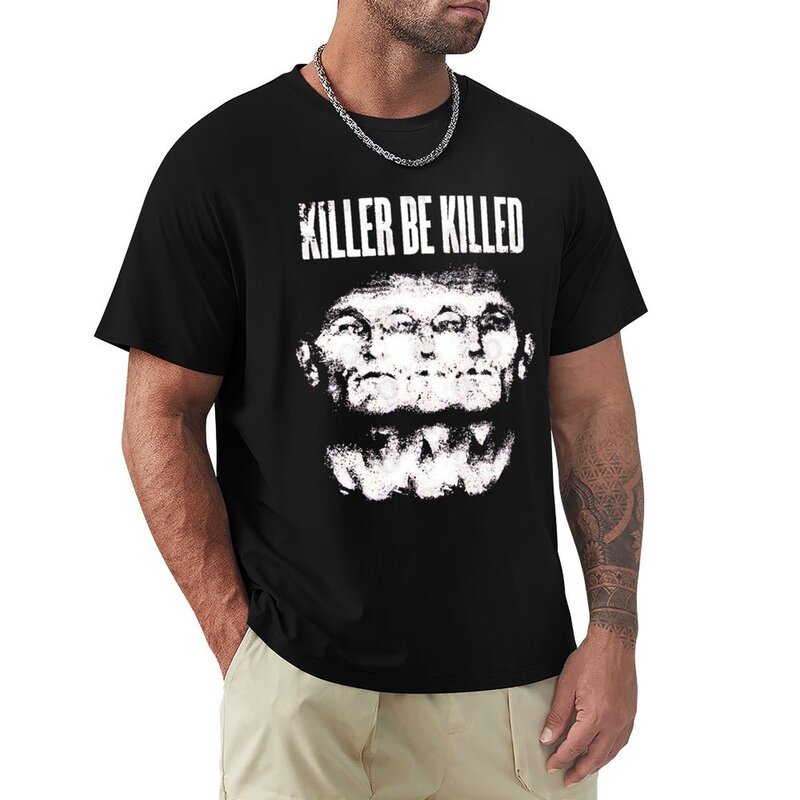 Camiseta Assassina Masculina, Suor Aduaneiro, Gráfico, Tamanhos Grandes, Grande e Alto