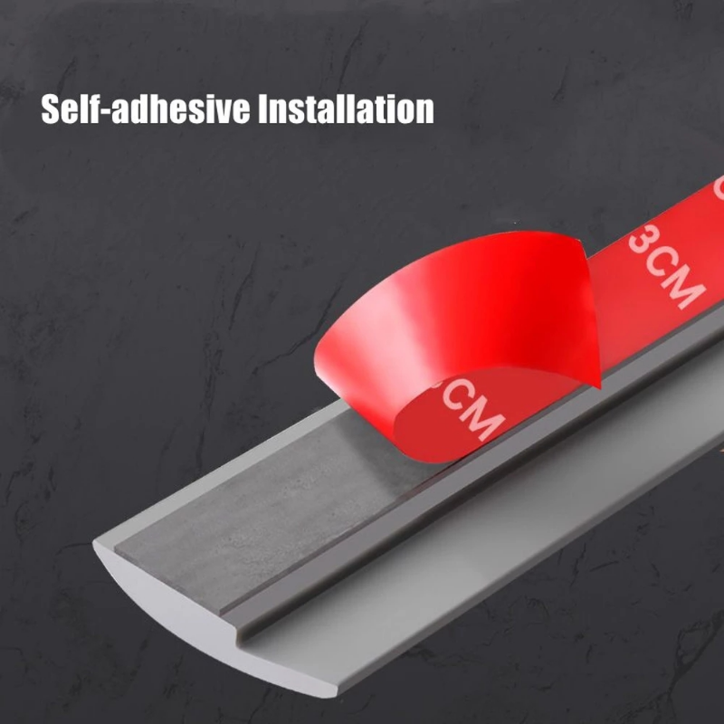 Tappetino protettivo autoadesivo in PVC strisce piatte per bottoni adatti a 3 ~ 10mm soglia per pavimenti cucitura bordo Trim decorazione per la casa