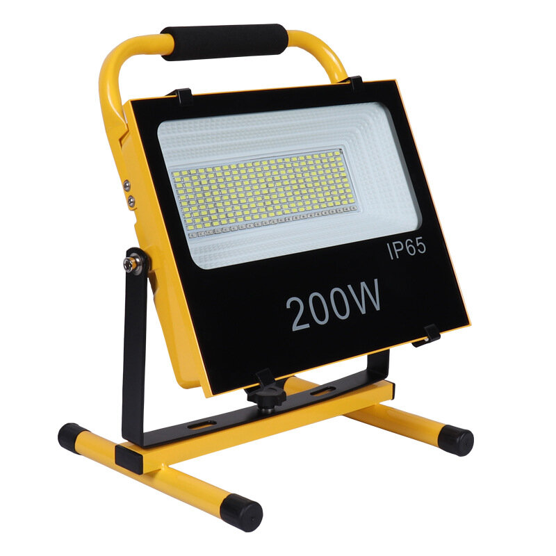 LED Portable Rechargeable Flood Light Mobile Outdoor Stall Portable Engineering Emergency Lighting Flood Light
