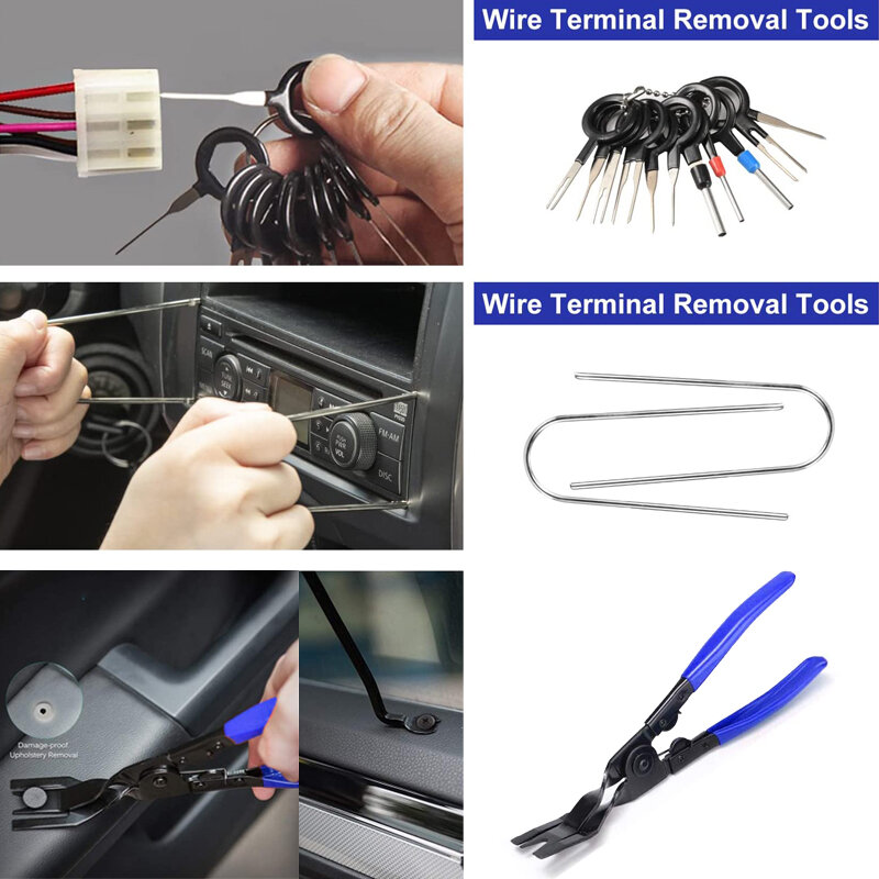 Automobile Sound Disassembly Kit Hand Tool Set Crowbar Screwdriver Auto Car Instrument Board Removal Tool Kit 5/11/41PCS