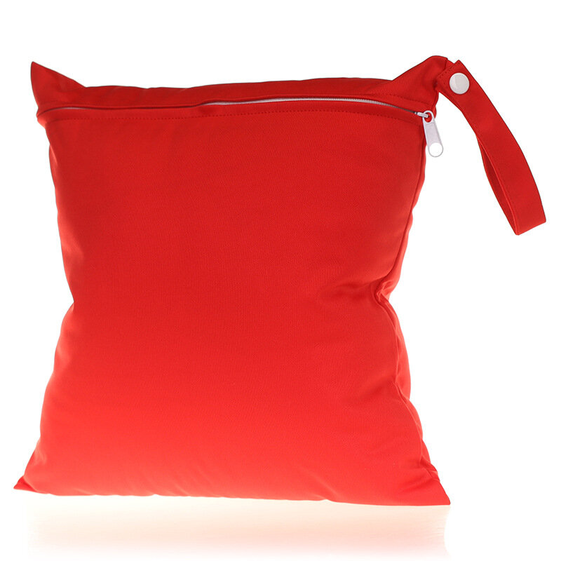 28X30cm Single Zipper Environmental Protection and Economic Washable Diaper Storage Bag Waterproof Bag
