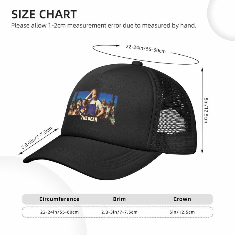 Niedźwiedź program telewizyjny czapki baseballowe czapki z siateczką czynności z daszkiem czapki dla dorosłych
