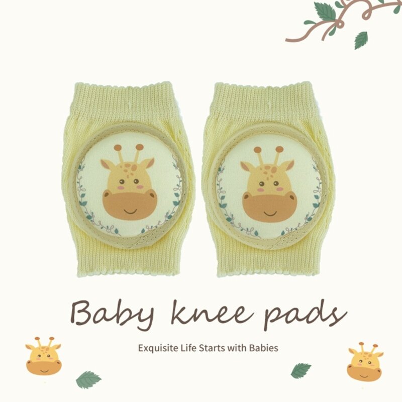 1 Pair Knee Pads for Babies Cotton Infant Safety Knee Guard Leg Warmer for Kids DropShipping