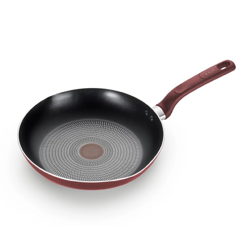 T-fal-Red Antiaderente Fry Pan, Easy Care, 12"