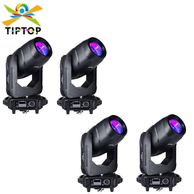 4PCS TIPTOP 400W BSW 3IN1 Led Moving Head Beam Pattern Light 17 DMX Channels Color Wheel Gobo Wheels Frost Lens 4 Prism