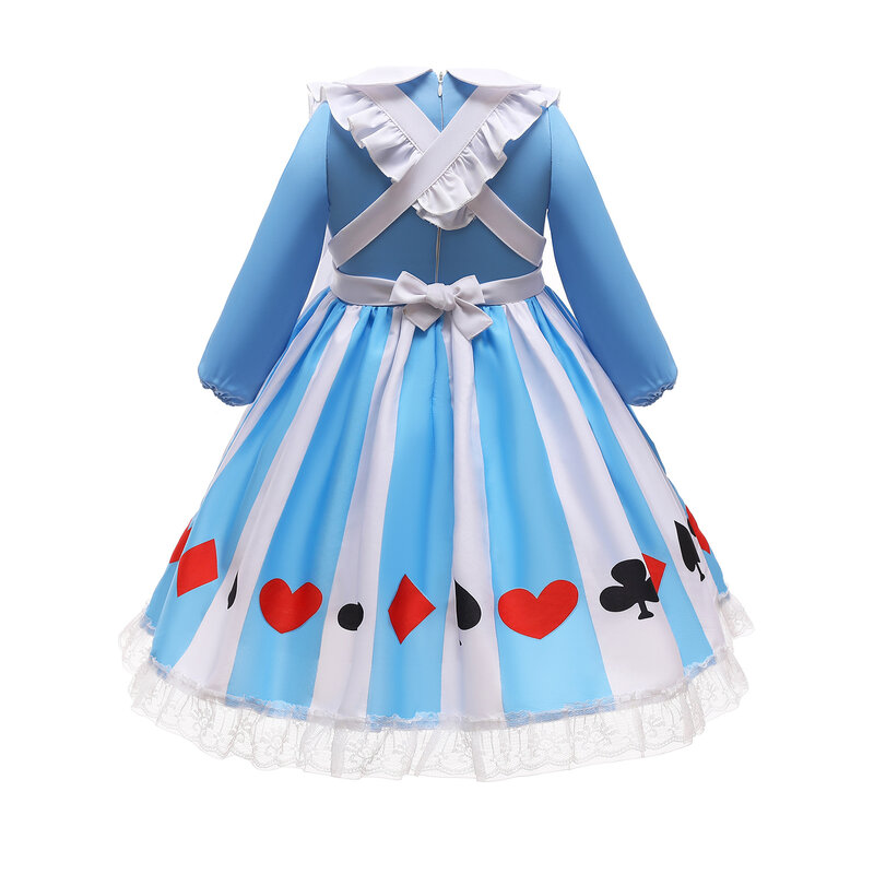 Alicja w krainie czarów Cosplay suknia pokojówka Lolita Fantasy odgrywanie ról kostium imprezowy Halloween karnawał urodziny prezent niespodzianka
