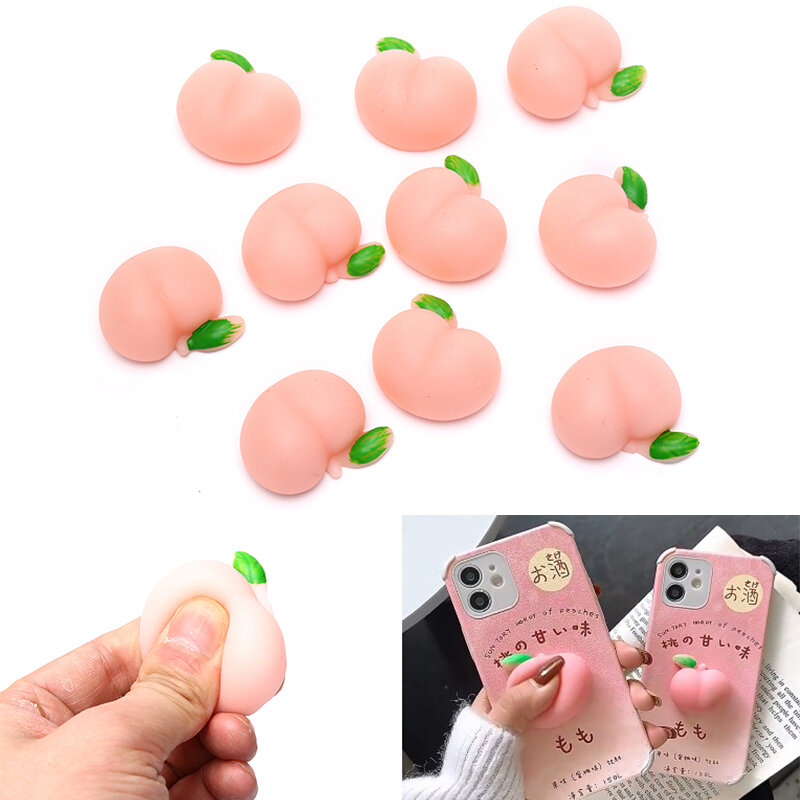 Soft Squishy Peach Creative Pinch Music Fidget Toy Antistress Vent Cute Big Ass Peach Squish tenter Antistress per le mani giocattolo
