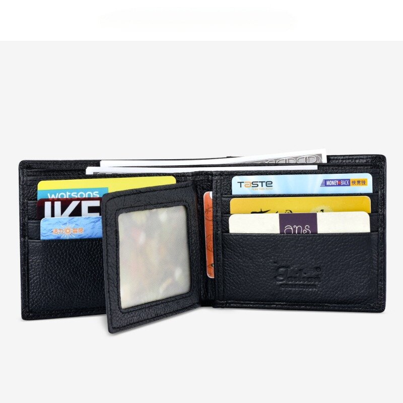 กระเป๋าถือดีไซเนอร์หรูสำหรับผู้ชายกระเป๋าสตางค์หลายช่องเก็บของอเนกประสงค์กระเป๋าคลิปเงิน dompet koin นักธุรกิจ