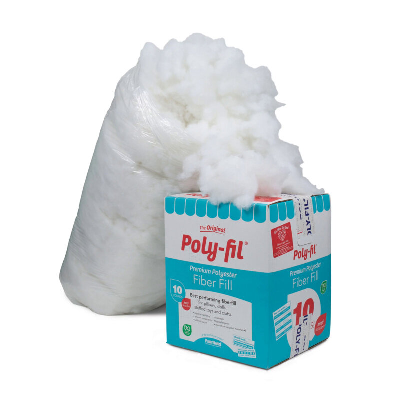 Hampton PF-10 oryginalne pudełko do wypełnienia z włókna poly-Fil premium 100%, białe, 10 funtów