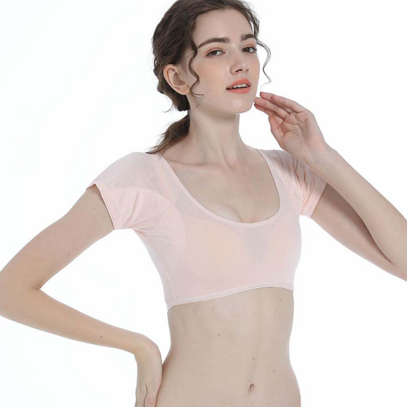 Breathable Cami Tank Tops For Women Sweat Women's Shapewear Women Bodysuits For Womens Women Silk Absorbent Short Sleeve