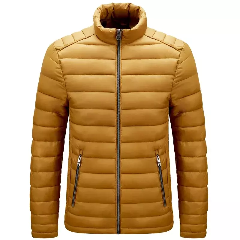 Autumn Winter New Men's Parkas Fashion Warm Stand Collar Jackets Parkas Coat Men Casual Windproof Parka Slim Outwear Man 6XL