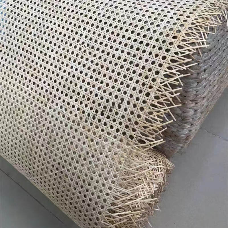 Natural Indonesian Real Rattan Material Mat Handmade Weaving Wicker Cane Webbing Furniture Table Chair Repair Decoration