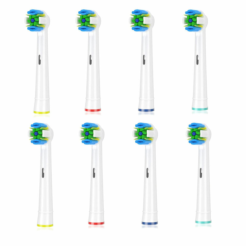 8pcs Replacement Brush Heads For Oral-B Electric Toothbrush Advance Power/Vitality Precision Clean/Pro Health/Triumph/3D Excel