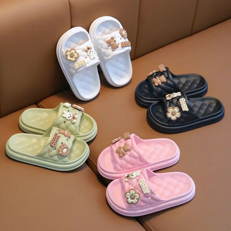 Children's slippers Girls summer cute boys cartoon anti-slip anti-collision cool slippers for children with soft soles