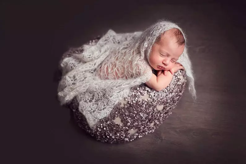 Детский мохеровый реквизит для фотосъемки новорожденных аксессуары для детской обертки одеяло реквизит для фотосессии новорожденных