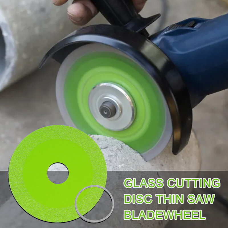 Durable Home & Garden Grinding Disc Power Tool Glass Cutting Green Steel Champagne Dark Green Diamond 22mm Hole